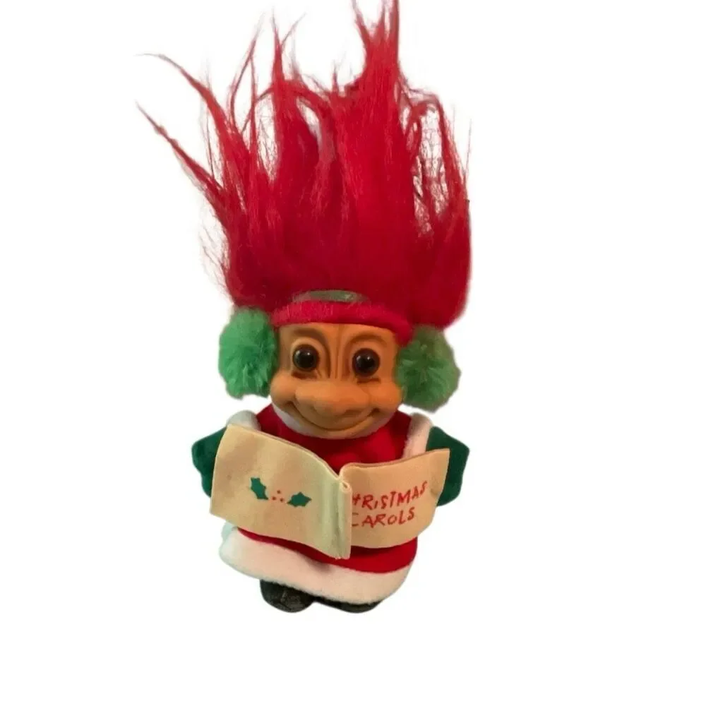 Christmas Carols Vintage Russ Troll Doll